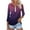 Purple womens christmas tops clearance under 5$, variant on Xqxayjr Women's Quarter Zip Sweatshirt Tops Casual Graphic 3/4 Sleeve Ombre Gradient Collared Fall Sweaters Tops Comfy Round Neck Shirts Plus Size Outfits