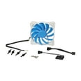 thumbnail image 4 of 120x120x25mm / Mixed blue blade design with white frame / 4pin fan with PWM/ PCF bearing, 4 of 5