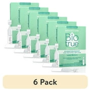 (6 pack) Biotrue Hydration Boost Eye Drops for Irritated, Dry Eyes in Single Dose Vials from Bausch + Lomb, Instant Moisture, Preservative Free, pH Balanced, Naturally Inspired, Pack of 30