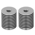 thumbnail image 2 of DISIPADOR DE CALOR DE LA ENSORA 3D, ORIFICO DE TORNILLO M2.5X4 INFRESORA 3D ENFRIADOR DE ALUMINIO DE ALTA PRECISION MECANIZAD, 2 of 7