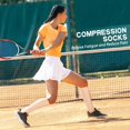 thumbnail image 3 of 3 Pairs Copper Compression Socks for Women & Men Circulation 15-20 mmhg - Better Blood Flow, Swelling, Best Support for Medical, Running, Nursing, 3 of 5