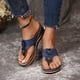 thumbnail image 4 of Casa Sandalias Cuña Mujer Cómodas para Casual Dressy Verano, 4 of 9