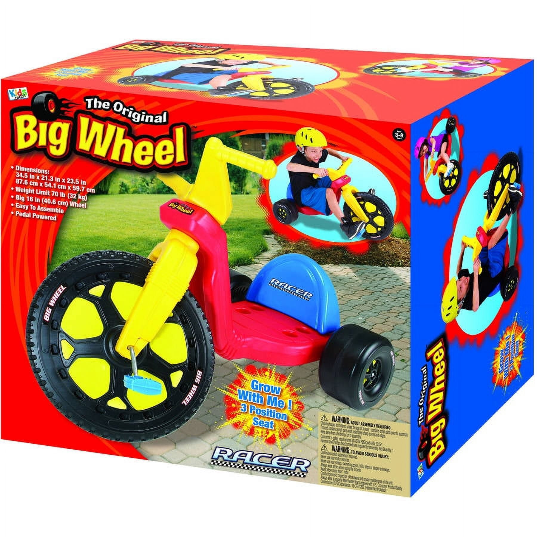 Big Wheel 48727 Tricycle, 16Inch, Red - Walmart.com