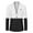 White, variant on AOOCHASLIY Fall Clothes Men's Color Matching Suit Fashion British Casual Single Breasted Suit