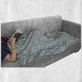 thumbnail image 6 of Retro Soft Flannel Fleece Throw Blanket, Hand-drawn Style Abstract Tile Pattern with Repeating Motifs Mosaic Lattice Design, Cozy Plush for Indoor and Outdoor Use, 60" x 80", Multicolor, by Ambesonne, 6 of 6