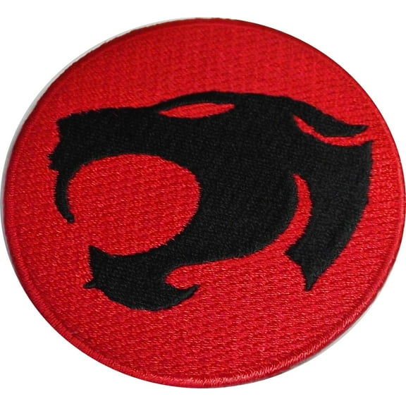 Thundercats Red Cat Logo 2 3/4 Diameter Embroidered Patch