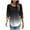C-Black, variant on GERsome Business Work Blouses for Women Dressy Casual 3/4 Length Sleeve Womens Tops with Smocked Cuffs Trendy Shirts