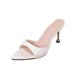 thumbnail image 1 of Negro Punteado Tacones Del Dedo Del Pie Open-Toe Plus-Size Tacones Altos Estilo Primavera / Verano Correas de Tacón de Moda Y Cómodas para Tacones Altos, 1 of 8