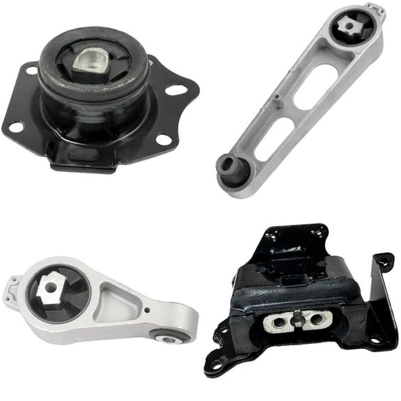 CF Advance Compatible with Chrysler 06-09 PT Cruiser 2.4L L4 Engine Motor and Transmission Mount Set 4PCS 2006 2007 2008 2009