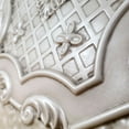 thumbnail image 3 of Drop-In, Glue-Up 2'x2' Faux Tin PVC Ceiling Tile In Antique White, Sample, 3 of 8