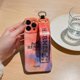 thumbnail image 1 of Pulsera Esmerilada Con Diseño De Agujero De Precisión , Funda De Teléfono Todo Incluido Adecuado Para iPhone 14 Pro Para 13 12 11, 1 of 4