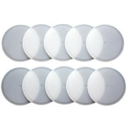 Platinum Silicone Sealing Lid Inserts / Liners for Leak Proof Mason Jars (10 Pack, Regular Mouth)