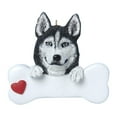 thumbnail image 5 of Ornaments by Elves Personalized Siberian Husky Christmas Bone Ornament 2024 Dog Decoration .25lbs, 5 of 10