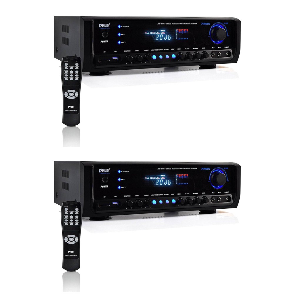 Pyle Digital Home Theater Bluetooth 4 Channel Radio Aux Stereo Receiver