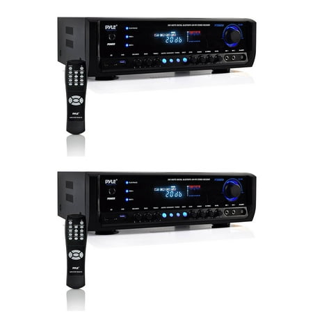 Pyle Digital Home Theater Bluetooth 4 Channel Radio Aux Stereo Receiver (2