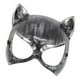 thumbnail image 1 of Máscara de gato, máscara de ojos, máscara de animal de Halloween para mascaradas, juego de rol, club nocturno Plata, 1 of 8