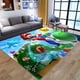 thumbnail image 1 of Alfombra 3D de Super Mario Bros para niños, duradera, lavable, no ald, dormitorio, sala de estar, estudio, decoración de habitación, recuerdos de fiesta de cumpleaños, 50x80cm zhangmengya LED, 1 of 2