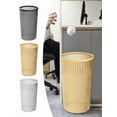 thumbnail image 5 of Can with Translucent Texture - Big Capacity, Durable, Stylish for Bathroom & Home Use,White*2,2PCS, 5 of 5