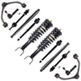 thumbnail image 3 of CCIYU Complete Suspension Kit Fits 05 06 07 08 09 for Dodge Dakota Includes Strut Spring Assembly, Rear Shock Absorber, Control Arm and Ball Joint Assembly, Stabilizer Bar Link, Tie Rod End, 3 of 5