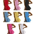 thumbnail image 3 of Douhoow Women Tank Dress Casual Sleeveless Solid Loose Mini Dresses, 3 of 4