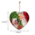thumbnail image 4 of TIMIFIS Welcome Sign for Front Door Christmas Dog And Old Man Wooden Sign Christmas Decorations - Fall, 4 of 4