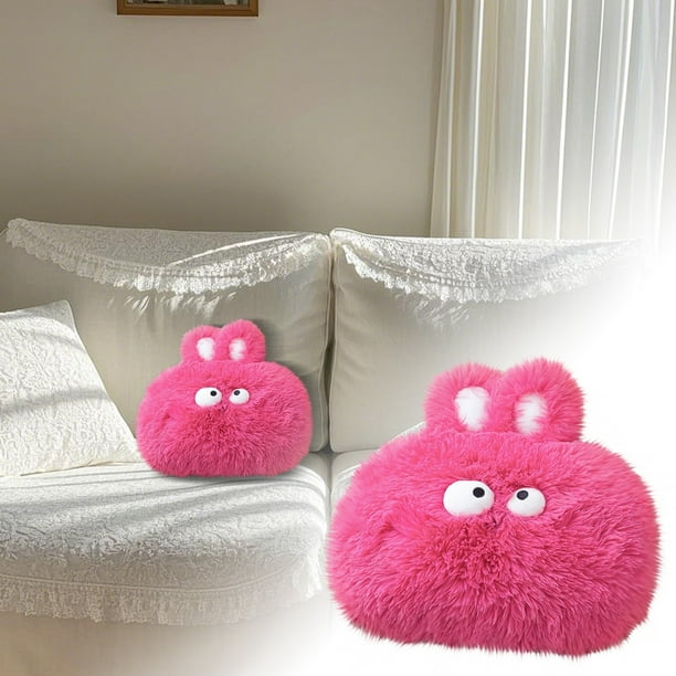 Almohada con forma de cabeza de animal adorable. Niñez sin límites. El nuevo favorito para la decoración del hogar. Te aporta alegría y relajación (F)