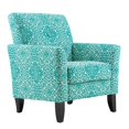 thumbnail image 1 of Aiken Arm Chair in Turquoise Damask, 1 of 8