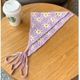 thumbnail image 5 of Kukuzhu Crochet Hair Bandana for Women Floral Knitted Head Kerchief Y2k Headwrap Boho Lace Knitted Hair Scarves Colorful Headband, 5 of 5