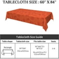 thumbnail image 4 of Autumn Maple Leaf Rectangle Tablecloth 60 Inch X 84 Inch Thanksgiving Orange Tablecover Anti-Wrinkle Waterproof Wipeable Table Cloth for Kitchen/Home Decoration, 4 of 6