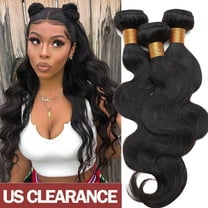 HAIRRO Hair One Bundle 100% Unprocessed Brazilian Virgin Human Hair Bundles Body Wave Bundles Wet Human Hair Natural Color Hair Extensions