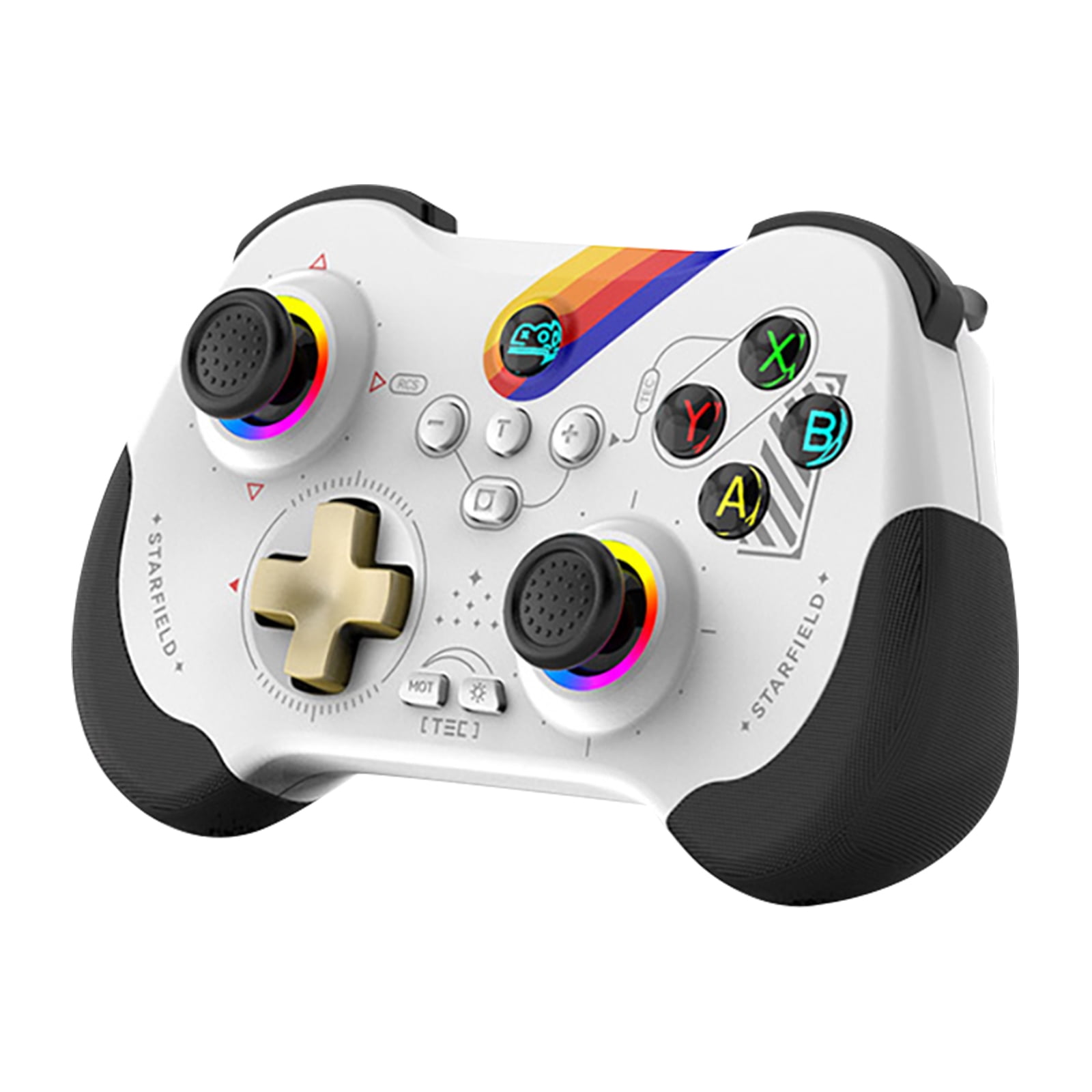 Z01 Games Controller Wireless Game Console 6 Axial Gyro Joystick Double ...