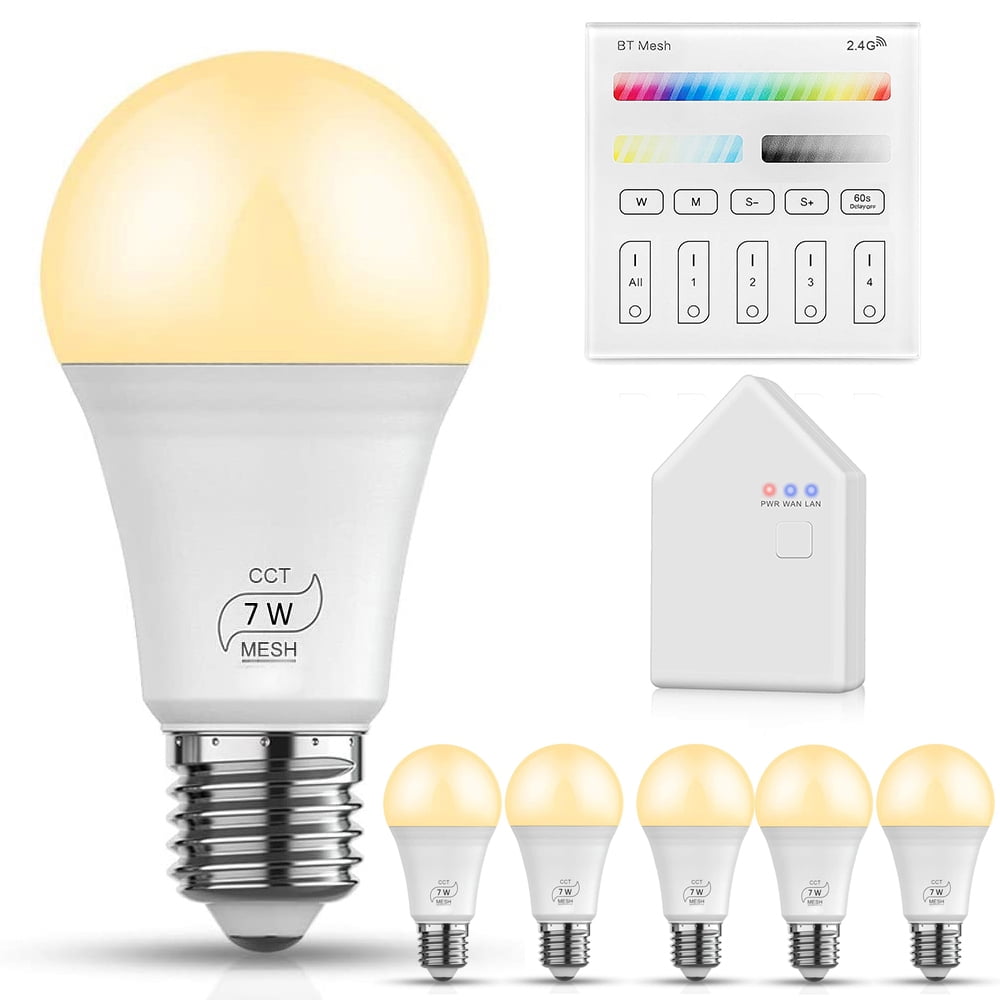10-Pack 110V 9W LED A19 Light Bulb 60W Equivalent Warm White 2800K 800lm E26 10X 