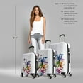 thumbnail image 3 of InUSA Print 3-Piece Hardside Luggage Sets with Spinner Wheels, Handle, Trolley, (20"/24"/28"), Fusion, 3 of 12