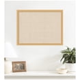 thumbnail image 2 of Kate and Laurel Framed Fabric Pinboard 26 x 20, Neutral Weave Printed Linen Decorative Bulletin Board for Use as a Vision Board or Wall Organization, Bethany Gold Frame, 2 of 8