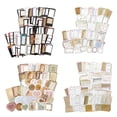 thumbnail image 4 of 400 piezas de papel para álbumes de recortes, suministros de papel para diario, cartulina estampada para álbumes de recortes, papel decorativo para, 4 of 9