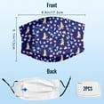 thumbnail image 4 of Cute English Cocker Spaniel Dog Graphic Printed Cloth Face Masks Reusable Washable Adjustable for Child (5 PCS), 4 of 5