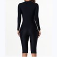 thumbnail image 6 of Yteetum Women's Long Sleeve Wetsuit Swimsuit Shorts Diving Suit with Chest Pads and No Steel Support Conservative Swimsuit - Front Zip Wet Suit for Snorkeling, Surfing, Paddleboarding, Water Sports, 6 of 9
