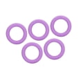 thumbnail image 1 of Pulsera de dentición con alivio de encías, 5 piezas de silicona suave para bebé, pulsera de dentición, anillo de dentición, artesanía superior, 1 of 8