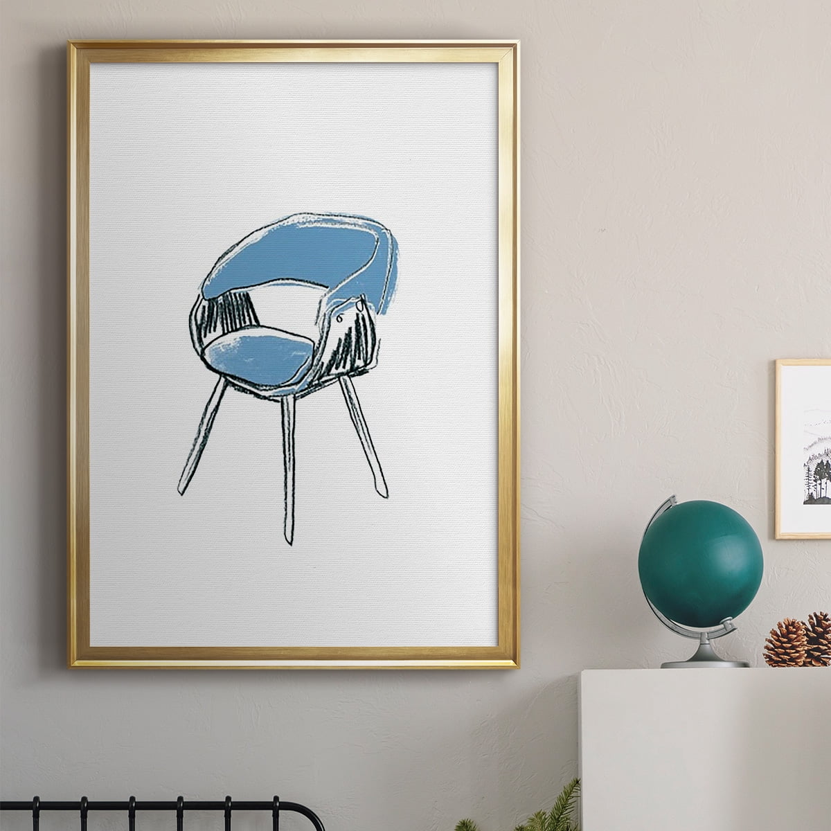 Take a Seat I Premium Framed Print, in Gold, Black, or Silver - Ready to Hang