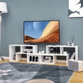 thumbnail image 2 of Costway Mueble Consola de TV de 3 Piezas de Combinación Centro de Entretenimiento para TV hasta 65’’ para Salón Blanco, 2 of 10
