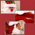 thumbnail image 3 of Cubierta de borde para monitor de computadora navideña, cubierta elástica para monitor de TV, cubierta para computadora portátil compatible con decoración navideña para computadora- Santa Claus, 3 of 5