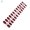 2#, variant on UDIYO 24Pcs/Sheet Nail Art Patches Full-cover DIY Design Reusable Nail Polish Artificial Tips for Women