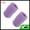 Light Purple, variant on Unique Bargains Pair Sweat Absorbing Wrist Sweatbands Athletic Cotton Terry Cloth Purple 8x10cm