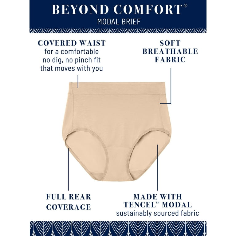 Vanity Fair Women's Beyond Comfort Modal Brief Underwear