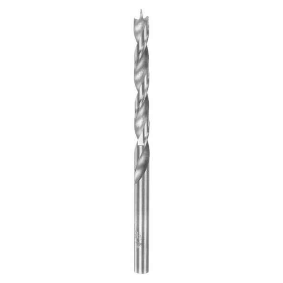 Uxcell Brad Point Drill Bit 4.5mm(11/64") Dia Straight Round Shank Drill Metric Brad Point Spiral Twist Drill Bits for Carpenter Woodworking Plastic Rubber