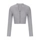 thumbnail image 4 of Puntoco-suéter de moda para mujer, cárdigan liso de manga larga, suéter informal, blusa atractiva, top, liquidación de Navidad Puntoco Puntoco-5007, 4 of 6