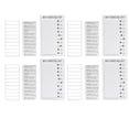 thumbnail image 3 of Tableau de Liste de Contrôle, Tableau de Chores de Production Portable DIY 4 Pcs pour Message DIY Liste de Contrôle RV, 3 of 8