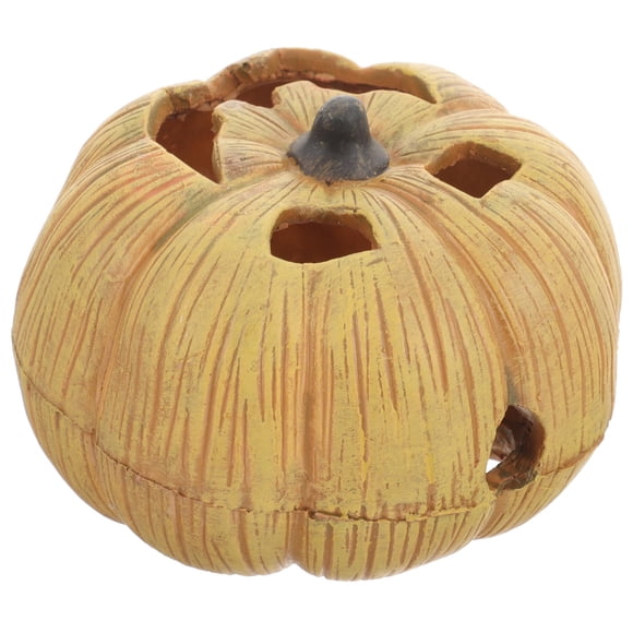 CRILSTYLEO Cueva Para Reptiles En Resina Con De Calabaza Color Beige Para De Terrarios
