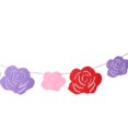 thumbnail image 3 of Pancarta Colgantes Decoraciónes Multocolor Guirnaldas Banderín Arpillera Colcomx Bandera del corazón del amor 3D, 3 of 8