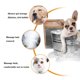 thumbnail image 4 of Cepillo De Baño Para Mascotas Con Dispensador De Champú, Herramienta De Masaje Para Perros Y Gatos, Cerdas Suaves, Capacidad De 80 Ml, Uso Doméstico,Vsgery, 4 of 6
